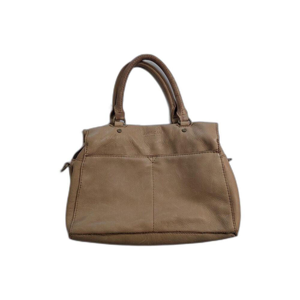 American Leather Co. Tan Leather Slouchy Satchel Bag